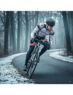 Fleece Men's Cycling Jersey Suits Windproof Bike Shirt Trousers - Image 6