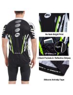 Men's Cycling Clothing Set 4D GEL Pad Shorts Bike Jersey - Image 5