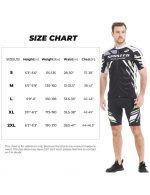 Men's Cycling Clothing Set 4D GEL Pad Shorts Bike Jersey - Image 9