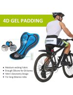 Men's Cycling Shorts With 4D Gel Padding Biking Half Pants Cool - Image 4