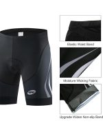 Mens Bike Padded Shorts 4D Pad Compression Bicycle Half Pants - Image 6