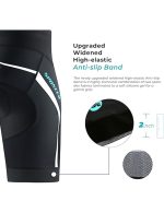 Mens Bike Padded Shorts 4D Pad Compression Bicycle Half Pants - Image 9