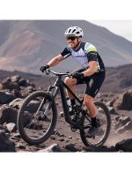 Men's Cycling Jersey Full Zipper Short Sleeve Bicycle Shirt - Image 3