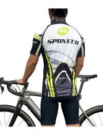 Men's Cycling Jersey Full Zipper Short Sleeve Bicycle Shirt - Image 2