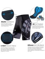 sponeed Cycling Jersey Short Sleeve Men MTB Bike Clothing Road Bicycle Shorts Padded - Image 2