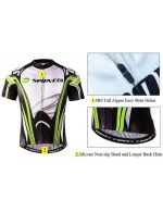 Men's Cycling Jersey Full Zipper Short Sleeve Bicycle Shirt - Image 4