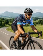 Sponeed Men's Cycling Jersey Racing Bike Tshirt mtb Breathable Tops - Image 5