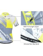 Men Bicycle Jersey Full Zipper Biking Shirt Cycling Tops Breathable - Image 4