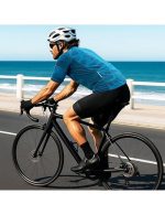 Men's Cycling Jerseys Tops Biking Shirts Short Sleeve Bike Clothing Full Zipper Bicycle Jacket with Pockets - Image 7