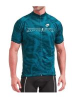 Men's Cycling Jerseys Tops Biking Shirts Short Sleeve Bike Clothing Full Zipper Bicycle Jacket with Pockets - Image 3