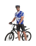 Men Bike Jersey Short Sleeve Road Cycling Shirts Biking Tops Moisture Wicking - Image 6
