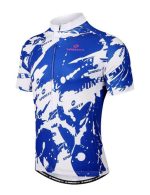 Men Bike Jersey Short Sleeve Road Cycling Shirts Biking Tops Moisture Wicking - Image 2