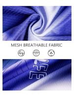 Men's Cycling Jerseys Tops Biking Shirts Short Sleeve Bike Clothing Full Zipper Bicycle Jacket with Pockets - Image 4