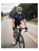 Sponeed Men's Short Sleeve Cycling Tops Bike Shirts Full-Zip Bicycle Jackets with Pockets - Image 6