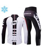 Fleece Cycling Jersey & Pants Sets Warm Winter Cyclist Sports wear - Image 2