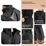 Sponeed Men’s Waterproof Windproof Ski Suit Ski Wear - Image 6